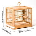 thumbnail image 3 of Portable Travel Bird Cage with Detachable Tray and Standing Pole for Small Birds Parrots Easy Transport Lightweight Design, 3 of 5