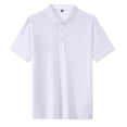 thumbnail image 1 of Timegard Womens Summer Tops Plus Size Short Sleeve Button up Collared Shirt Dressy Casual Loose Tops, 1 of 2