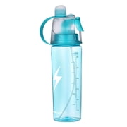 Water Bottle with Time Marker -Large 21oz Water Bottle & No Sweat Sleeve -Leak Proof Gym Bottle with Fruit Infuser Strainer & Times To Drink -Ideal Gift for Fitness Sports & Outdoors Spray Bottles