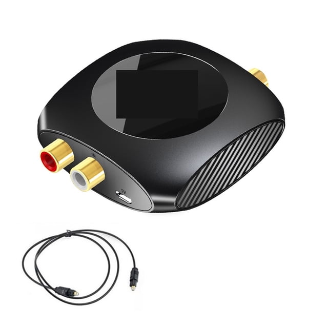 96KHz Analog to Digital Audio Converter Adapter R/L RCA to SPDIF Optical Coaxial for Amplifier Soundbar Speaker ,Fast and Stable Transmission