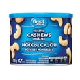 thumbnail image 1 of Great Value Roasted Cashews Unsalted 200g, 1 of 5