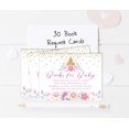 thumbnail image 4 of Inkdotpot 30 Cartes de Demande de Livre de Révélation de Sexe Princesse pour Shower de Bébé Apporte un Livre au Lieu d'Une Carte Invitations de Shower de Bébé Inserts Jeux, 4 of 6