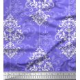 thumbnail image 1 of Soimoi Velvet Fabric Filigree Damask Fabric Prints by Yard 58 Inch Wide, 1 of 3