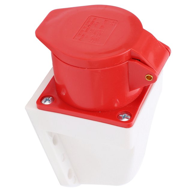 Industrial Plug, IP44 Waterproof Professional Strong Conductivity Hook-up Socket Wall Mount Socket For Agriculture For Industry