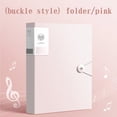 thumbnail image 1 of EGNMCR File Folder, File Organizer 80 Page A4 Data Book, Music Score Folder, Certificate Collection Book, Test Paper Storage Book, Transparent Insert Folder Transparent Insert Folder, 1 of 3