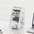 thumbnail image 2 of pstuiky Clear Desktop Organizer Slanted Pen Holder & Cosmetic Storage Box, Multi-Functional Office Supply Organizer, 2 of 7