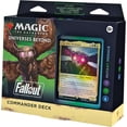 thumbnail image 1 of MtG Universes Beyond: Fallout Mutant Menace Commander Deck (100-Card Deck, 2-Card Collector Booster Sample Pack + Accessories), 1 of 1