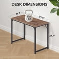 thumbnail image 3 of BestOffice Computer Desk, Modern Home Office Study Writing Table, Vintage Style PC Desk, 3 of 7