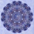 thumbnail image 1 of Ahgly Company Machine Washable Indoor Square Transitional Deep Periwinkle Purple Area Rugs, 5' Square, 1 of 7
