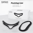 thumbnail image 2 of LNGOOR Interface Faciale et Coussinet de Protection pour le Visage pour Oculus Quest 2, Coussin en Mousse PU Résistant à la Sueur - Accessoires VR pour Meta Quest 2, Compatible avec Oculus Quest 2, 2 of 4