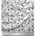 thumbnail image 1 of Soimoi Poly Georgette Fabric Artistic Floral Decor Fabric Printed Yard 42 Inch Wide, 1 of 3