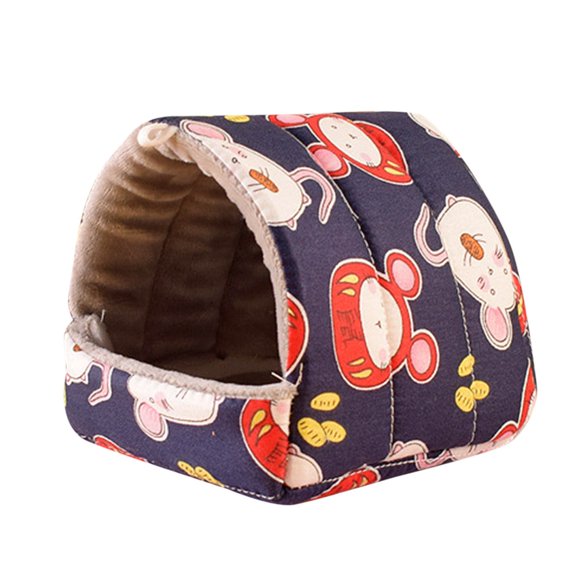 Small Pet Cotton Nest Hamster Bed Soft Warm Hideout With Hanging Design For Hamsters Guinea Pigs Rabbits And Small Animals Cozy Cage Sleeping House