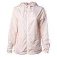 thumbnail image 1 of Independent Trading B21876327 Coupe-Vent Léger Résistant à l'Eau, Blush et Fermeture Éclair Blanche - 2TG, 1 of 1