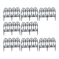 thumbnail image 2 of Garden Fence Ornament Landscape Edging Flower Edging Panels Animal Barrier Fence 8pcs, 2 of 9