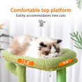 thumbnail image 3 of Cat Tree es Tower Condo with Scratching Post Cat Tower for Indoor Cats Fully Wrapped Sisal Pole Soft Platform Baskets and Dangling Toy Light HCTSW, 3 of 9