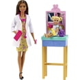 thumbnail image 1 of Barbie Pediatrician Playset, Brunette Doll, 1 of 6