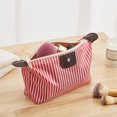 thumbnail image 4 of FAROOT Women Waterproof Makeup Bag, Classic Striped Cosmetic Organizer Multifunctional Pouch, 4 of 7