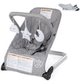 thumbnail image 1 of Gymax Baby Bouncer, Foldable Baby Rocker with 5-point Safety Harness, 1 of 6