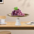 thumbnail image 3 of GROWTH TANK Art Rabbit Statue Organizer Vanity Tray Jewelry Perfume Makeup Earings Plate Key 10.24x4.72inch, 3 of 7