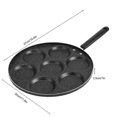 thumbnail image 5 of 7 Holes Frying Pan Non Stick Fried Eggs Cooking Pan Burger Mold Household Kitchen Cookware, 5 of 5