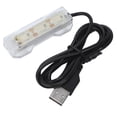 thumbnail image 2 of Fish  USB Light, Convenient Widely Use Plastic Easy To Carry Aquarium USB Light  For Aquatic Plants Landscape Green,Red,Yellow,Blue, 2 of 8