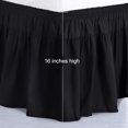 thumbnail image 4 of Unique Bargains Polyester Bed Skirt Durable 16 Inch Drop Easy Fit Wrinkle, Elastic Dust Ruffles Bedskirts, 4 of 9