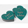 thumbnail image 4 of Inkdotpot Happy Holiday Bottle Tag Real Rose Gold Foil Favor Hang Tag 50 Pack, 4 of 6