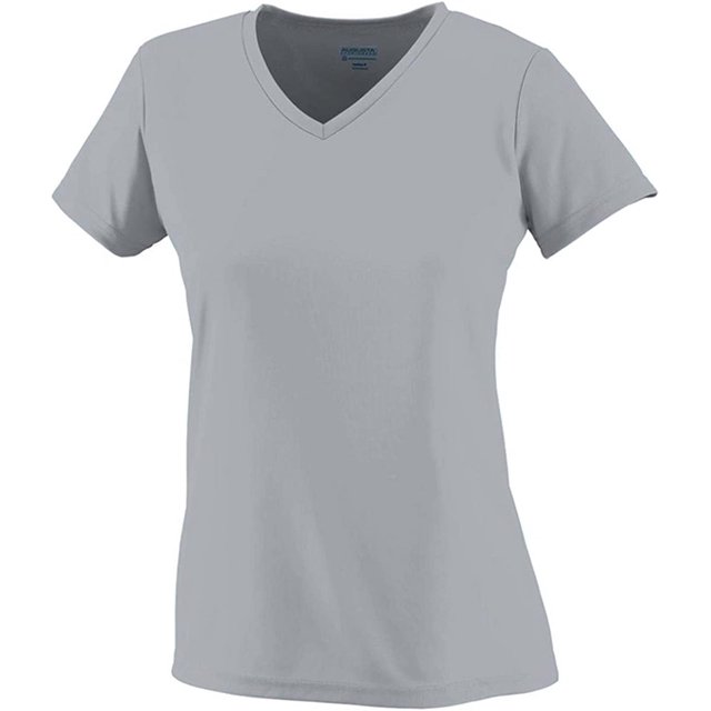 Augusta Sportswear T-Shirt Évacuant l'Humidité pour Femmes, TP, Argent