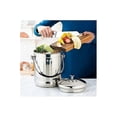 thumbnail image 5 of Odorless Stainless Steel Compost Bucket for Kitchen - Kitchen Compost Bin - Includes Replacement Charcoal Filters (Shiny Stainless Steel, 5 Liters), 5 of 5
