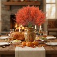 thumbnail image 5 of RKSTN P lastic simulation plant Simulated Flowers Halloween Thanksgiving Decoration Props Artificial Fake Flowers Persian Maple Leaf Branch Decoration 2pcs, 5 of 5