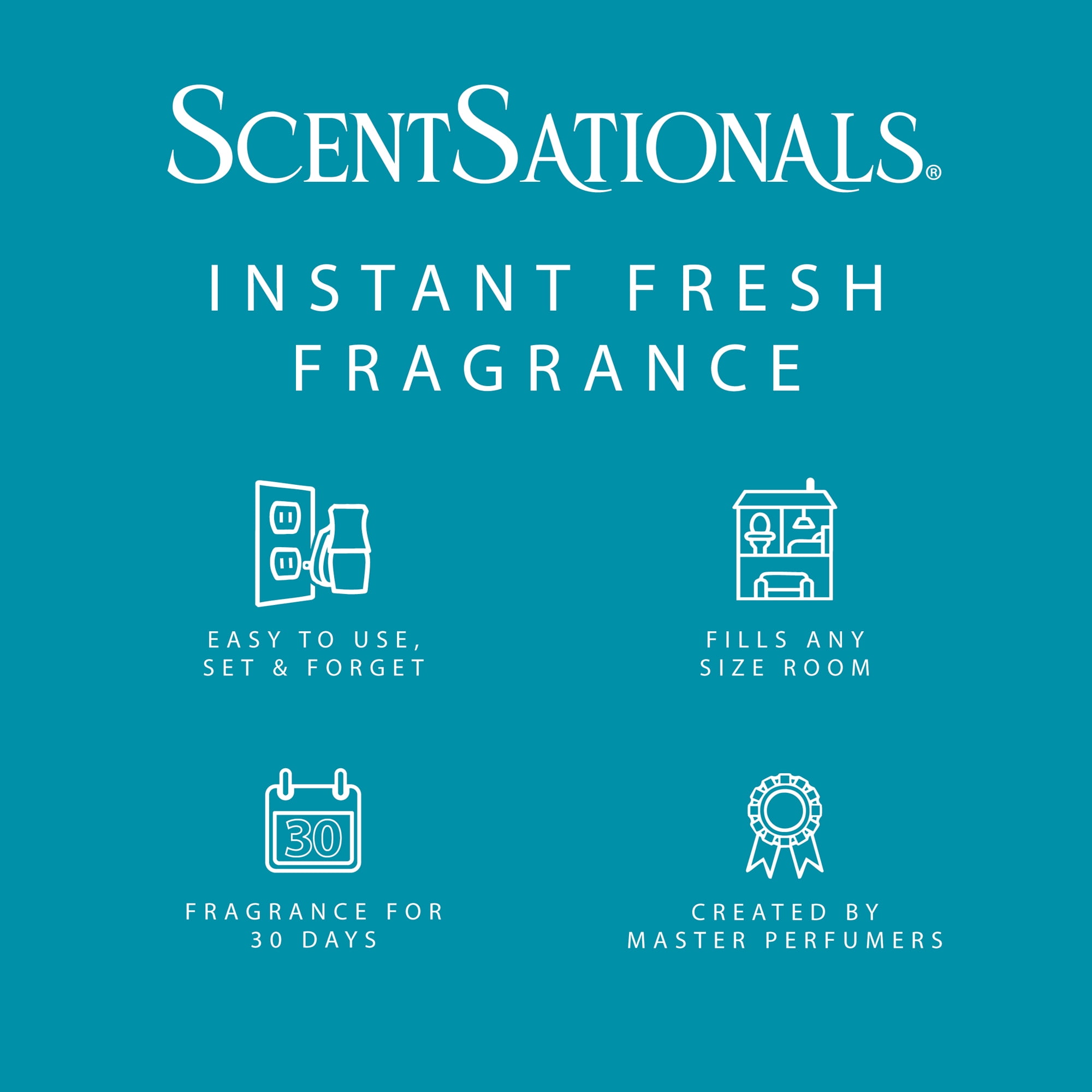 D'huile parfumée Scentsationals - Pluie de minuit