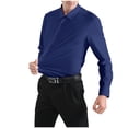 thumbnail image 2 of TIMIFIS Men's Business Shirts Casual Suit Shirts Solid Formal Turndown Collar Shirt, 2 of 4