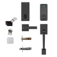 thumbnail image 1 of BLACK+DECKER Serrure Intelligente avec Clavier, Concentrateur de Passerelle et Poignée de Porte d'Entrée – Accès à Distance Wi-Fi, Verrouillage Automatique, Contrôle par Application, Fini Noir, 1 of 9