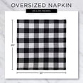 thumbnail image 2 of Design Imports CAMZ10886 Autumn Spice Plaid Napkin Set - Set of 6, 2 of 10