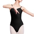 thumbnail image 2 of AherBiu Dancing Bodysuits for Women Sleeveless Backless Playsuits Stretchy Slim Comfy Soft Workout Rompers, 2 of 5