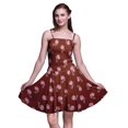 thumbnail image 1 of Bimba Robe d'Été à Bretelles Spaghetti à Imprimé Floral Robe de Plage pour Vacances et Fêtes - X-Grand, 1 of 5