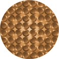 thumbnail image 1 of Ahgly Tapis Rond Lavable en Machine Intérieur Transitionnel Brun Selle, 4 Pieds Rond, 1 of 7
