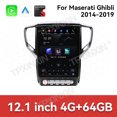 thumbnail image 2 of TPXINXIN pour Maserati Ghibli 12.1 Pouces 2014-2019 Appareil de Navigation GPS Android Lecteur Multimédia Radio de Voiture Unité Centrale Module Intelligent, 2 of 11