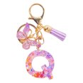 thumbnail image 3 of Feltree Initial Letter Keychains for Women Tassel Purple Cute Car Keychain for Wallet Backpack Bag, 3 of 8