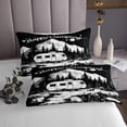 thumbnail image 3 of Erosebridal Vintage Camping Coverlet Set King, Rustic Farmhouse Bedding Set, Camper Theme Decor, 3pcs, 3 of 5