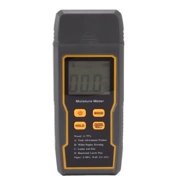 Détecteur D'humidité du Bois 4 Modes Humidimètre Numérique avec écran LCD pour Matériau de Construction de Mur en Bois de Bois