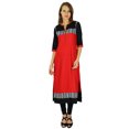 thumbnail image 1 of Phagun Kurti Ethnique Indien Designer Bollywood Kurta Femme Tunique Décontractée Robe, 1 of 5