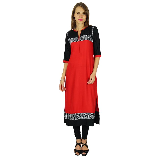 Phagun Kurti Ethnique Indien Designer Bollywood Kurta Femme Tunique Décontractée Robe