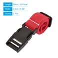 thumbnail image 2 of Unique Bargains Suitcase Belts with Quick Release Buckle Luggage Straps, Red 2 Pack, 2 of 5