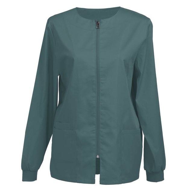 Veste d'Uniforme pour Femmes, Veste de Travail à Fermeture Éclair devant, Veste d'Échauffement