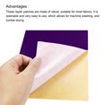 thumbnail image 4 of Unique Bargains Self-Adhesive Velvet Patches Repair Patches Purple 2 Pack, 4 of 5