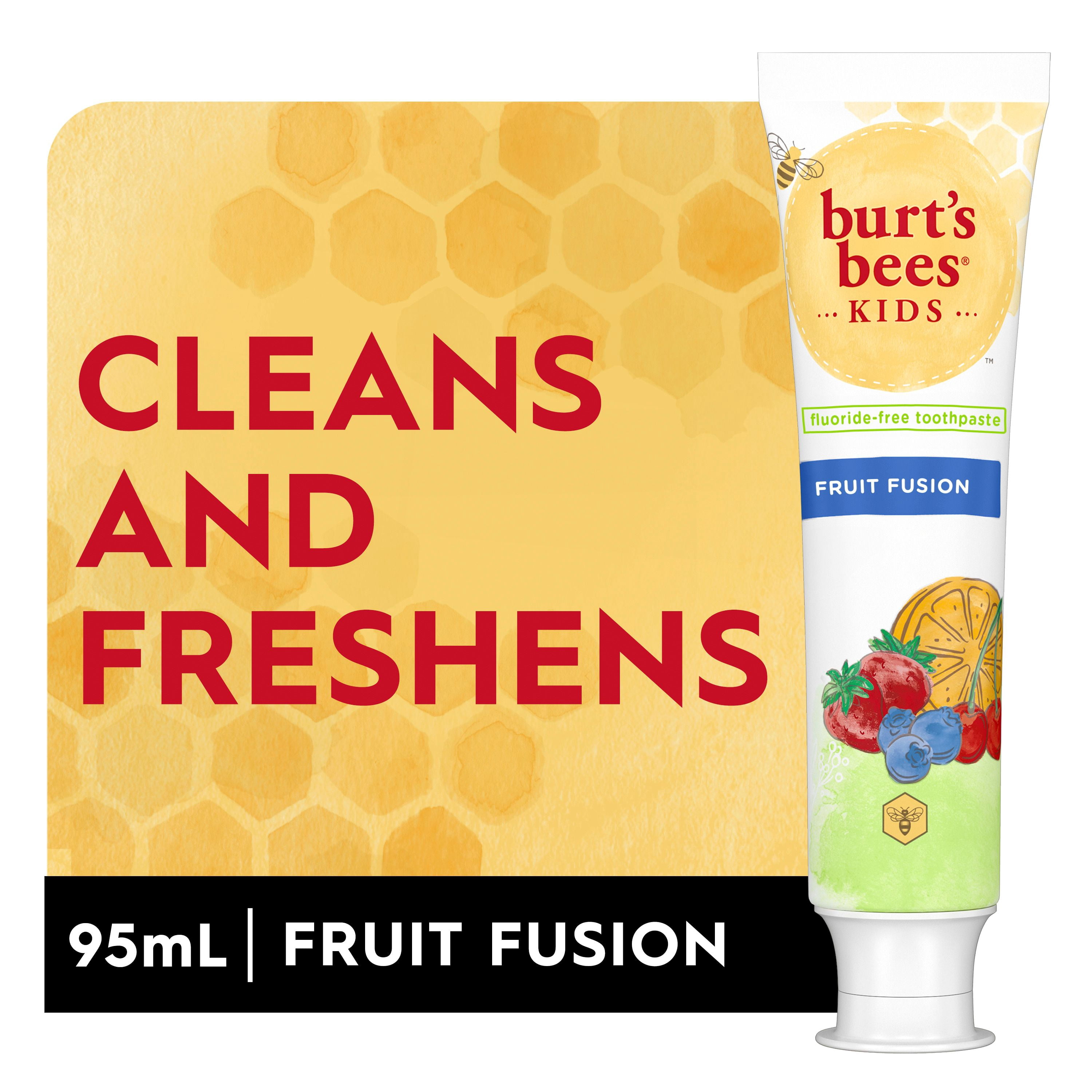 Burt's Bees Dentifrice pour Enfants, Sans Fluorure, Fusion Fruitée95ml