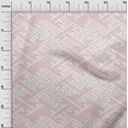 thumbnail image 3 of oneOone Polyester Spandex Light Pink Fabric Geometric Craft Projects Decor Fabric Printed By The Yard 56 Inch Wide, 3 of 4
