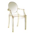 thumbnail image 1 of Modway Casper 18.5" Modern Plastic Dining Armchair, Yellow Finish, 1 of 5