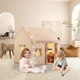 thumbnail image 4 of Kids Castle Play Tent - Spacious Indoor/Outdoor Design with Mat and Lights, Durable Polyester for Imaginative Adventures, Easy Setup and Storage, 4 of 9